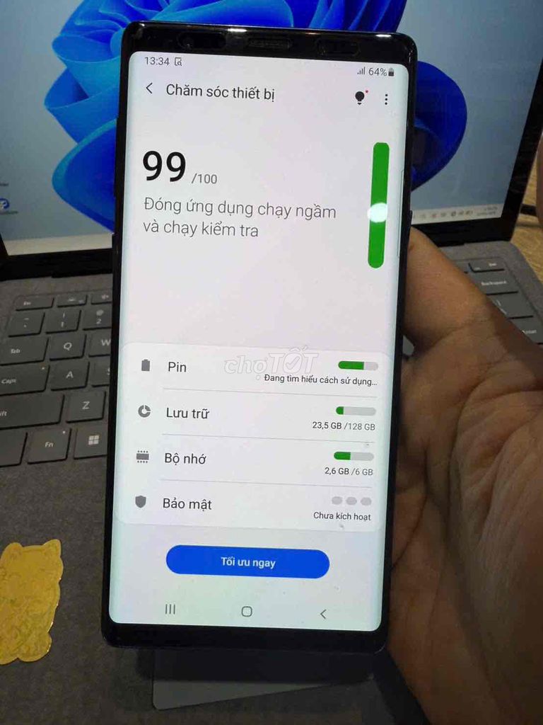 Samsung Galaxy Note 9 128GB Xanh đẹp 99 rin 100%. Mua bán Điện thoại tại Quận Phú Nhuận Tp Hồ Chí Minh được đăng bởi Thanh nam hình 1