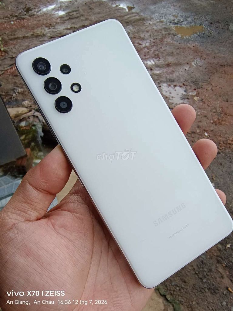 Samsung Galaxy A32 128GB Trắng Đã sử dụng. Mua bán Điện thoại tại Huyện Châu Thành An Giang được đăng bởi Phạm Trường hình 1