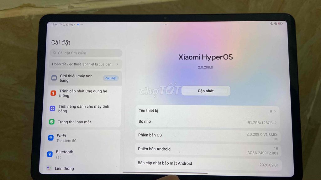 Xiaomi Redmi Pad Pro 8GB/128GB. Mua bán Máy tính bảng tại Huyện Bình Chánh Tp Hồ Chí Minh được đăng bởi Ngọc Thạch Nguyễn hình 1