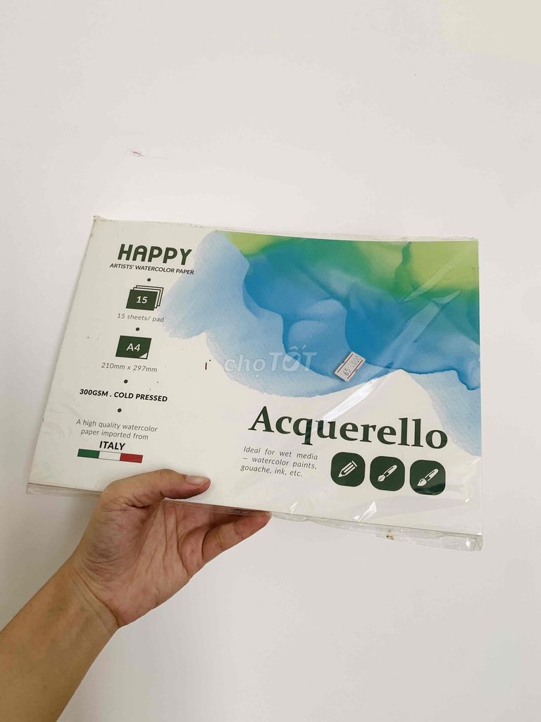 Giấy vẽ màu nước. Mua bán Sở thích khác tại Huyện Hóc Môn Tp Hồ Chí Minh được đăng bởi Hương Nguyễn hình 1