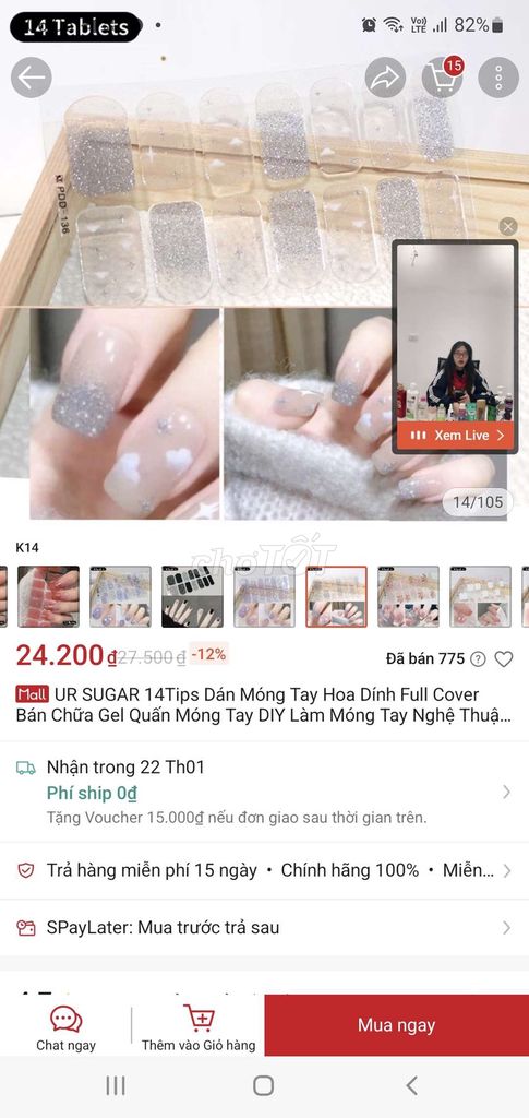 Dán móng gel UR SUGAR Bạc Nữ. Mua bán Phụ kiện thời trang khác tại Thành phố Vĩnh Long Vĩnh Long được đăng bởi ST STORE chuyên sỉ hình 1