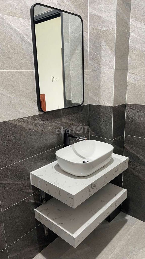 BÀN ĐÁ 2 TẦNG LAVABO DƯƠNG TRỌN BỘ KÍCH THƯỚC YC