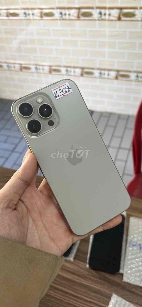 Apple iPhone 16 Pro Max 256GB Xám Đã qua sử dụng. Mua bán Điện thoại tại Huyện Châu Đức Bà Rịa - Vũng Tàu được đăng bởi võ văn thịnh hình 1