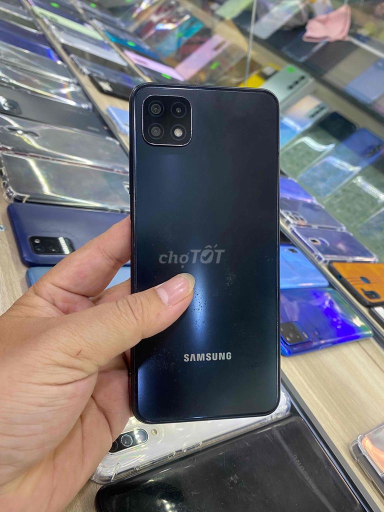 Samsung A22 5G ram 6/128GB Đen zin. Mua bán Điện thoại tại Thành phố Bến Tre Bến Tre được đăng bởi Điện thoại Bến Tre giá rẻ hình 1