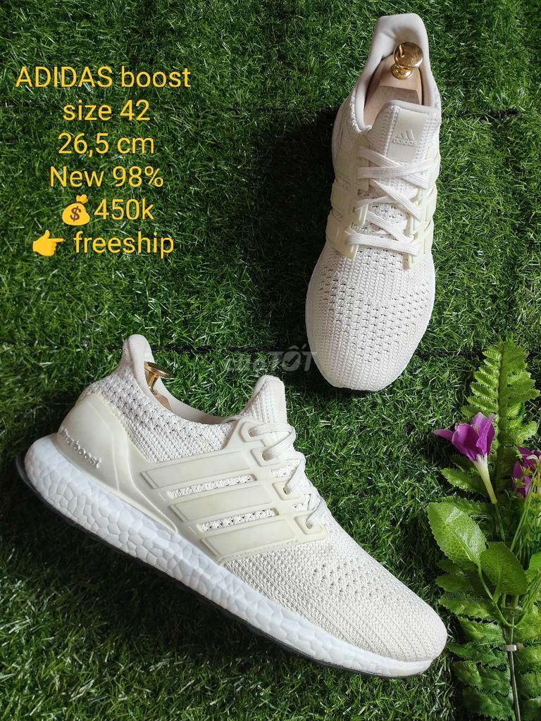 Adidas boost size 42 chạy bộ chính hãng siêu êm