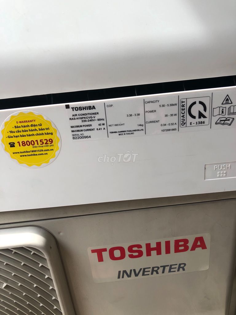 0909210883 - Toshiba 2hp inverter !