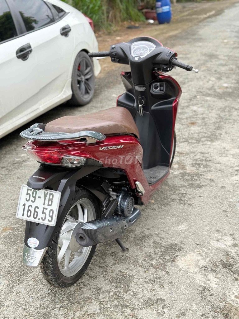 Honda Vision 2023 Smartkey Đỏ. Mua bán Xe máy tại Huyện Củ Chi Tp Hồ Chí Minh được đăng bởi HuỳnhLâm Bổn hình 10