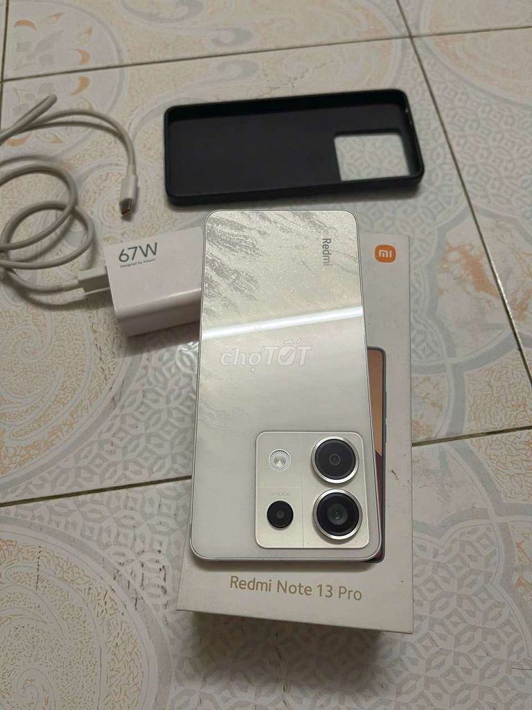 Xiaomi Redmi Note 13 Pro 5G 128GB Trắng. Mua bán Điện thoại tại Quận Hai Bà Trưng Hà Nội được đăng bởi Mackeno  hình 1