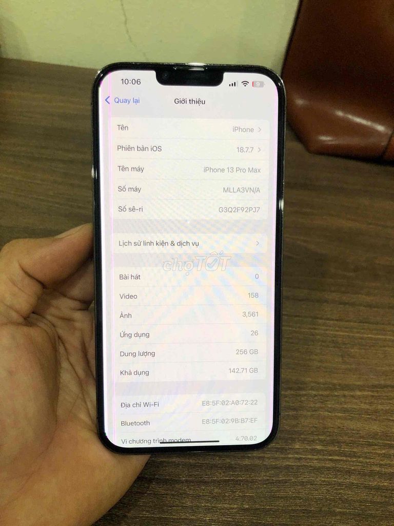 iPhone 13 Pro Max 256GB Xám Đã sử dụng. Mua bán Điện thoại tại Huyện Đông Anh Hà Nội được đăng bởi Nguyễn Mạnh Trường hình 1