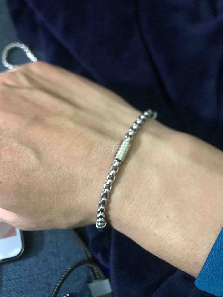 Lắc tay nam Titan Bạc. Mua bán Phụ kiện thời trang khác tại Quận Ngô Quyền Hải Phòng được đăng bởi Công Thành Store hình 1