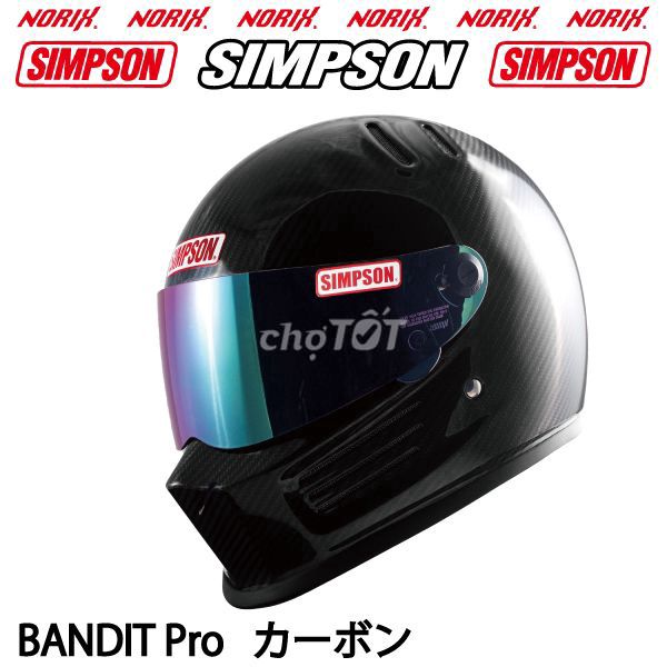 Fullface Simpson Norix Bandit Pro Carbon size L