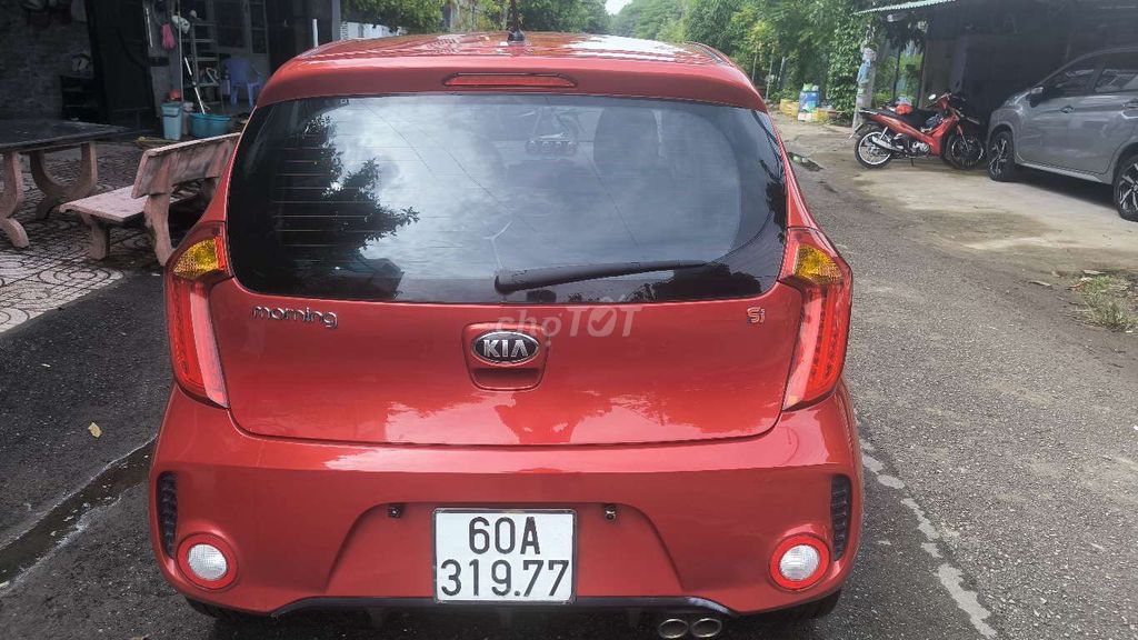 Kia Morning Si số sàn Đỏ. Mua bán Ô tô tại Huyện Hóc Môn Tp Hồ Chí Minh được đăng bởi Văn Thân hình 5