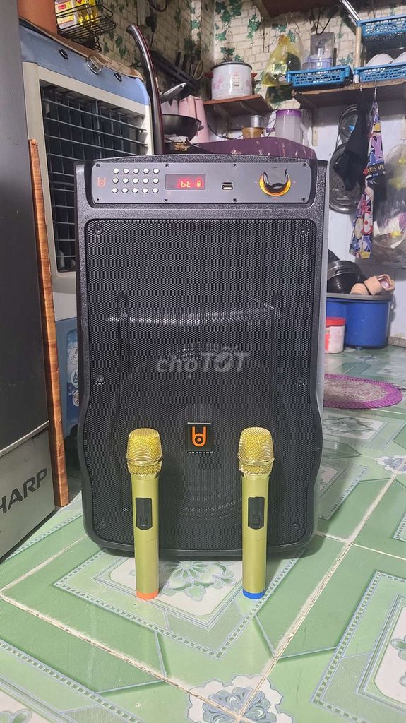 Loa kéo cty bass 30 + 2 micro mới hát hò rất hay