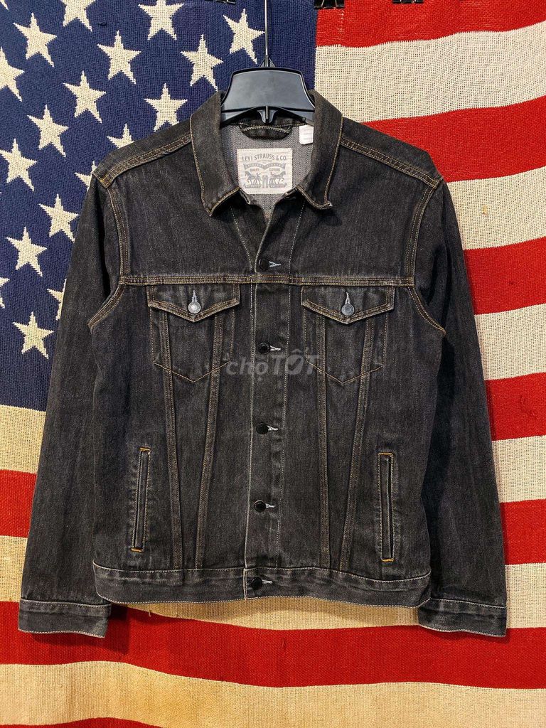 Jacket Jean: Levi's. Size M. Chính Hãng Usa. 95%