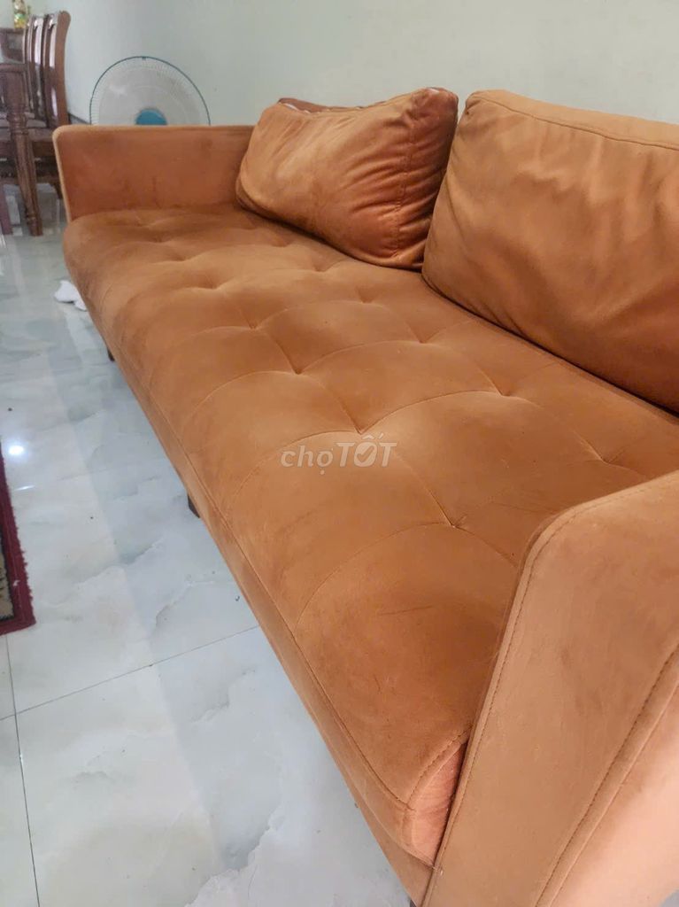 Thanh lý bộ Ghế sofa Vải nhung VIP dài 2m. Mua bán Bàn ghế tại Huyện Chơn Thành Bình Phước được đăng bởi  Độc Đẹp Hiếm PND hình 1