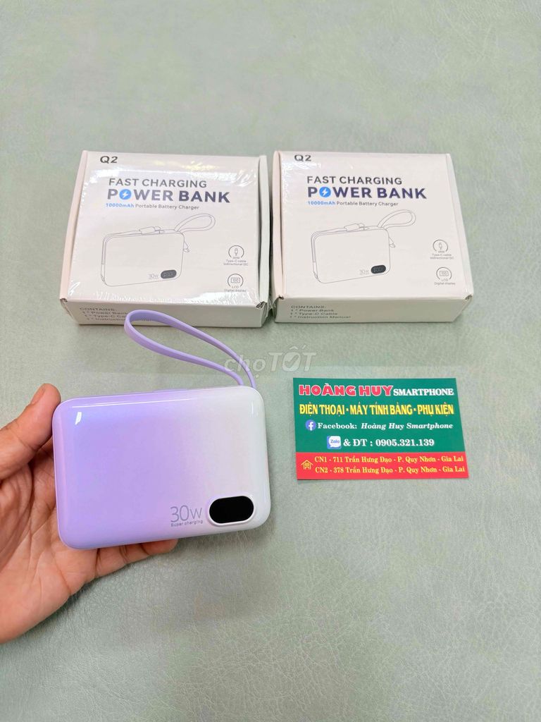 Sạc dự phòng SẠC SIÊU NHANH 30W - KÈM DÂY SẠC. Mua bán Phụ kiện (Màn hình, Chuột...) tại Thành phố Qui Nhơn Bình Định được đăng bởi Hoàng Trinh hình 1