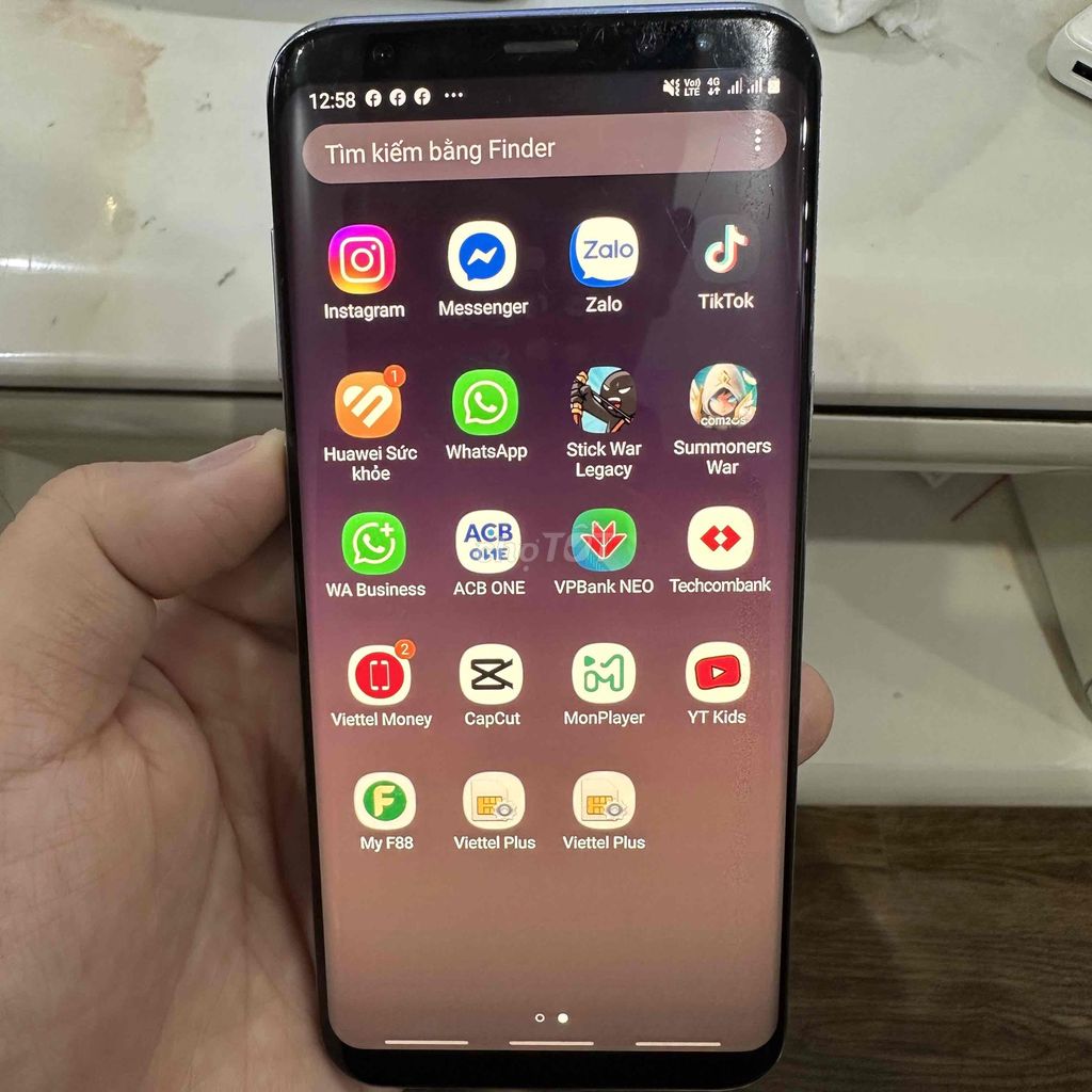 Samsung Galaxy S8 Plus 64GB Xanh. Mua bán Điện thoại tại Quận Hoàng Mai Hà Nội được đăng bởi Cuong hình 1