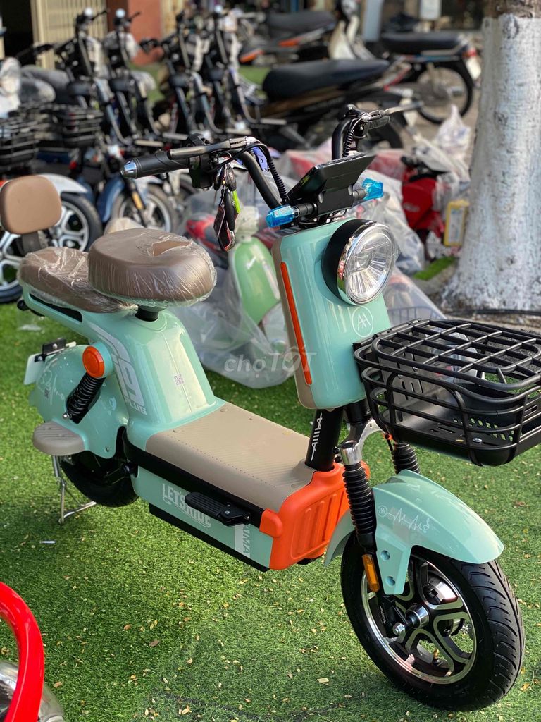 xe đạp điện i9 chính hãng AIMA. Mua bán Xe điện tại Quận Sơn Trà Đà Nẵng được đăng bởi Khánh Duy hình 2