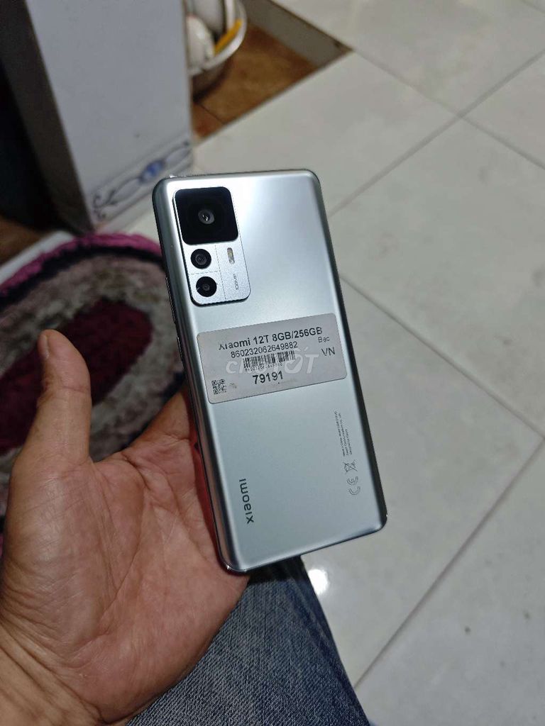 Xiaomi Mi 12T 256GB Xám. Mua bán Điện thoại tại Thành phố Thuận An Bình Dương được đăng bởi Uy Tính Là Vàng  hình 1