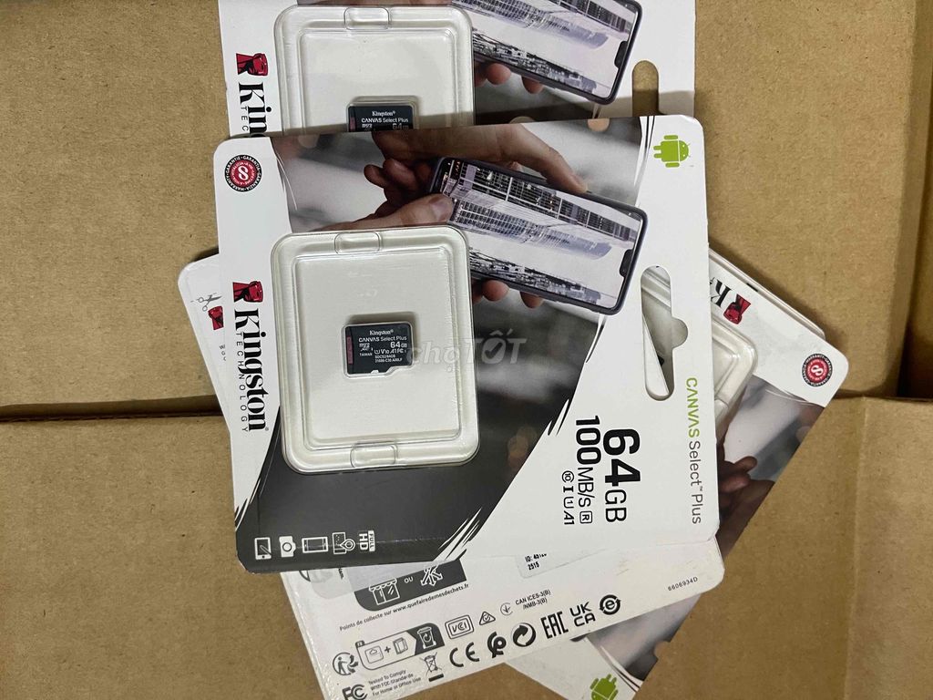 Thẻ nhớ Kingston Canvas Select Plus 64GB. Mua bán Phụ kiện (Màn hình, Chuột...) tại Quận Nam Từ Liêm Hà Nội được đăng bởi Nguyễn Đức Cảnh hình 1