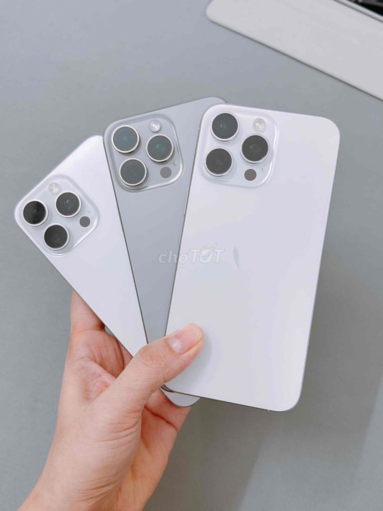 Apple iPhone 15 Pro Max 256GB Trắng. Mua bán Điện thoại tại Quận Phú Nhuận Tp Hồ Chí Minh được đăng bởi Kim Thanh  hình 1