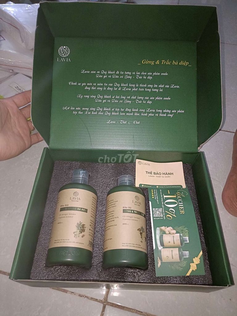 Dầu gội và xả Lavia 400ml. Mua bán Phụ kiện thời trang khác tại Huyện Trảng Bom Đồng Nai được đăng bởi Trần Tuấn hình 1