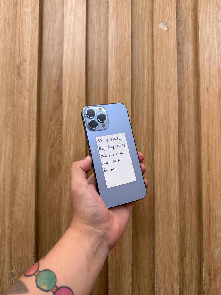 iPhone 13 Pro Max 256GB Xanh VN/A. Mua bán Điện thoại tại Quận Đống Đa Hà Nội được đăng bởi  HT Mobie Trả góp nợ xáu bao duyệt hình 1