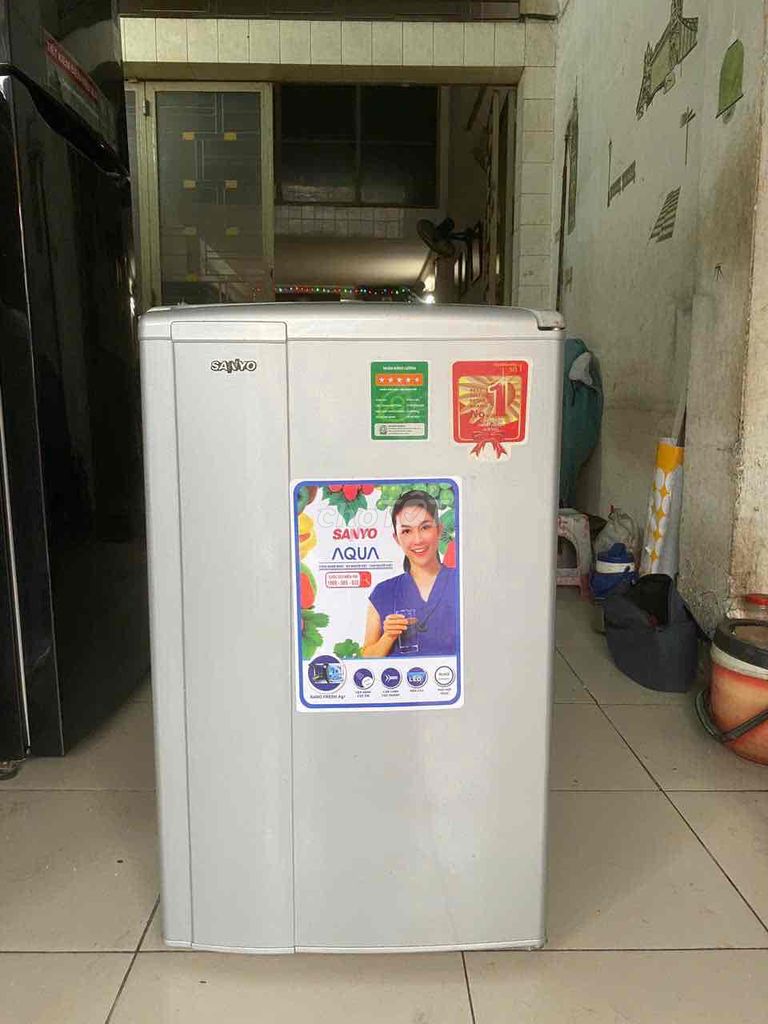 Tủ lạnh xám Sanyo Aqua 93 lít, tiết kiệm điện. Mua bán Tủ lạnh tại Quận Bình Thạnh Tp Hồ Chí Minh được đăng bởi Điện lạnh Anh Dũng hình 1