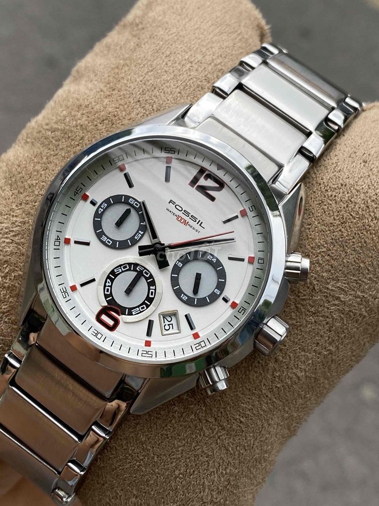 Đồng hồ Fossil Nam Thép không gỉ Bạc 43mm Mỹ. Mua bán Đồng hồ tại Thành phố Vũng Tàu Bà Rịa - Vũng Tàu được đăng bởi  Đồng Hồ truyền Nguyễn  hình 1