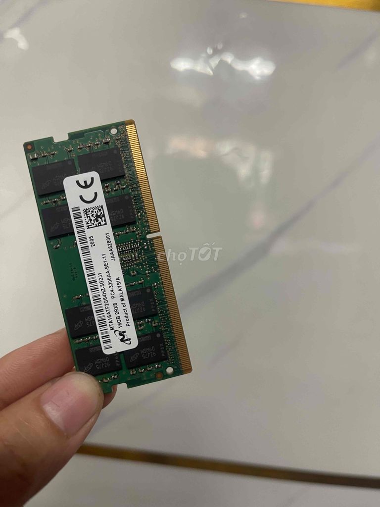 RAM Micron DDR4 16GB 2133MHz. Mua bán Linh kiện (RAM, Card...) tại Quận Tân Bình Tp Hồ Chí Minh được đăng bởi Khánh Trân hình 1