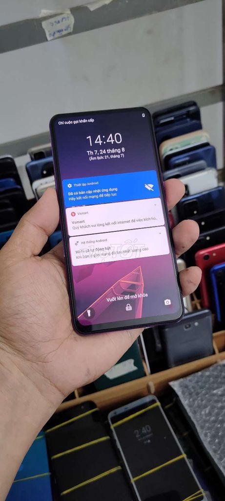 Vsmart active 3, ram 6gb, camera thụt thò. Mua bán Điện thoại tại Quận Gò Vấp Tp Hồ Chí Minh được đăng bởi A LONG   nhận thanh toán THẺ TÍN DỤNG hình 3