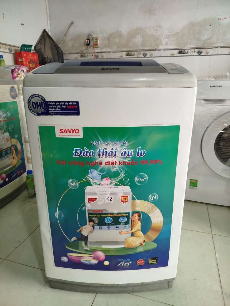 Bán máy giặt Sanyo 7kg,bh 4 tháng