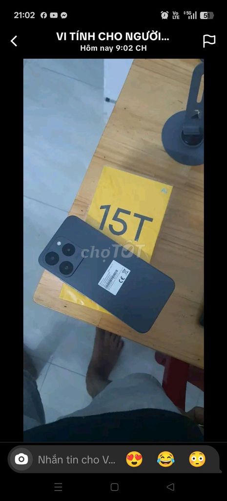 Realme 15T Đen. Mua bán Điện thoại tại Thành phố Tuy Hòa Phú Yên được đăng bởi Ceo Director hình 1