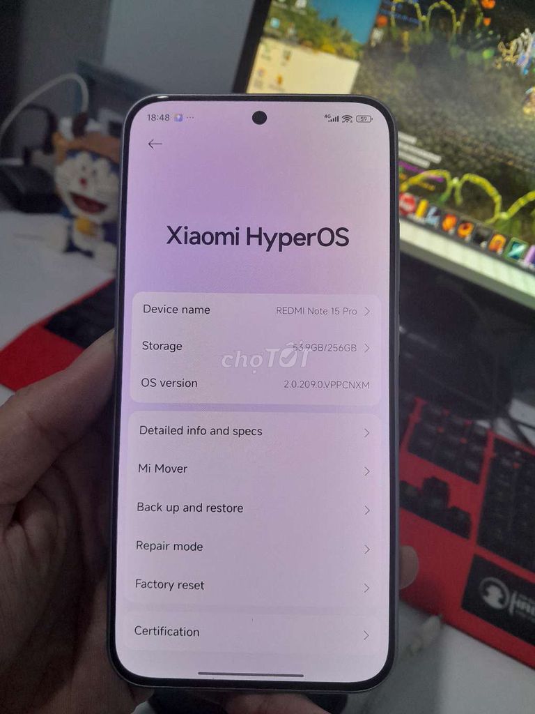 Xiaomi Redmi Note 15 Pro 256GB Tím. Mua bán Điện thoại tại Huyện Châu Thành An Giang được đăng bởi châu hình 1
