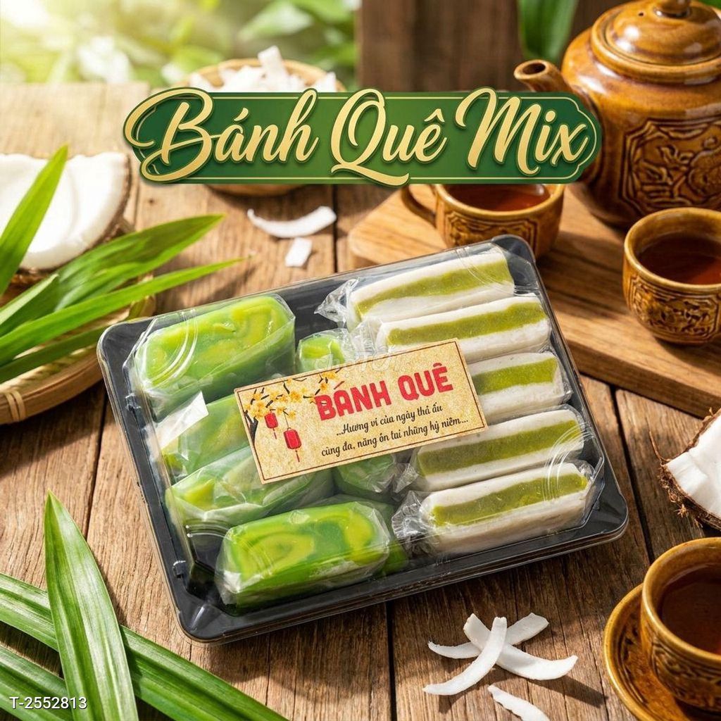 COMBO TINH HOA BÁNH NGỌT QUÊ NHÀ 500G - TTS. Mua bán Đồ ăn, thực phẩm và các loại khác tại Quận Đống Đa Hà Nội được đăng bởi Siêu thị Anh Tú 88 hình 1