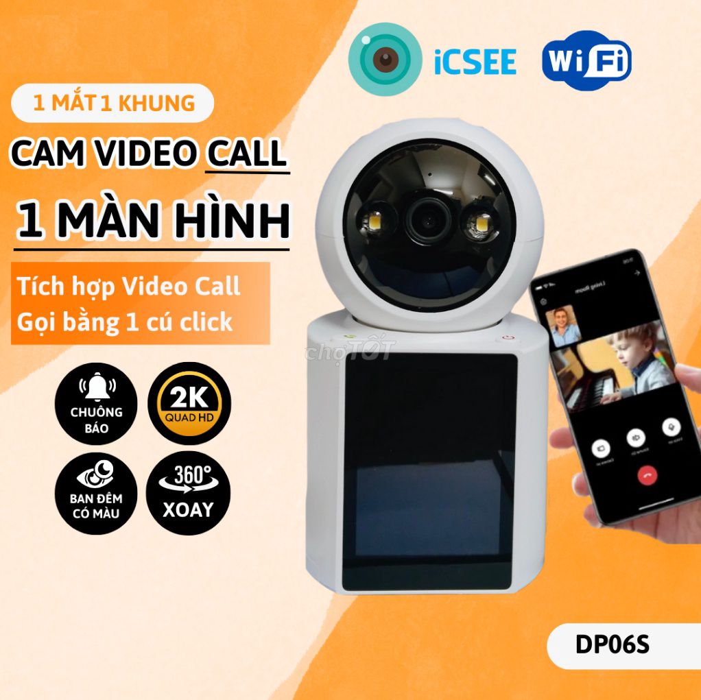 Camera an ninh ICSEE DP06S Trắng. Mua bán Máy ảnh, Máy quay tại Quận Hà Đông Hà Nội được đăng bởi Nguyễn Minh Khôi hình 1