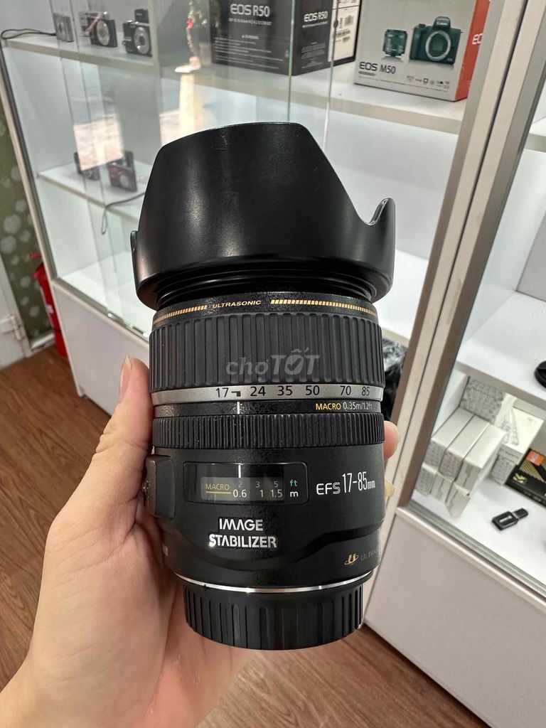 Ống kính Canon EF-S 17-85mm. Mua bán Máy ảnh, Máy quay tại Quận 10 Tp Hồ Chí Minh được đăng bởi Máy Ảnh MD hình 1