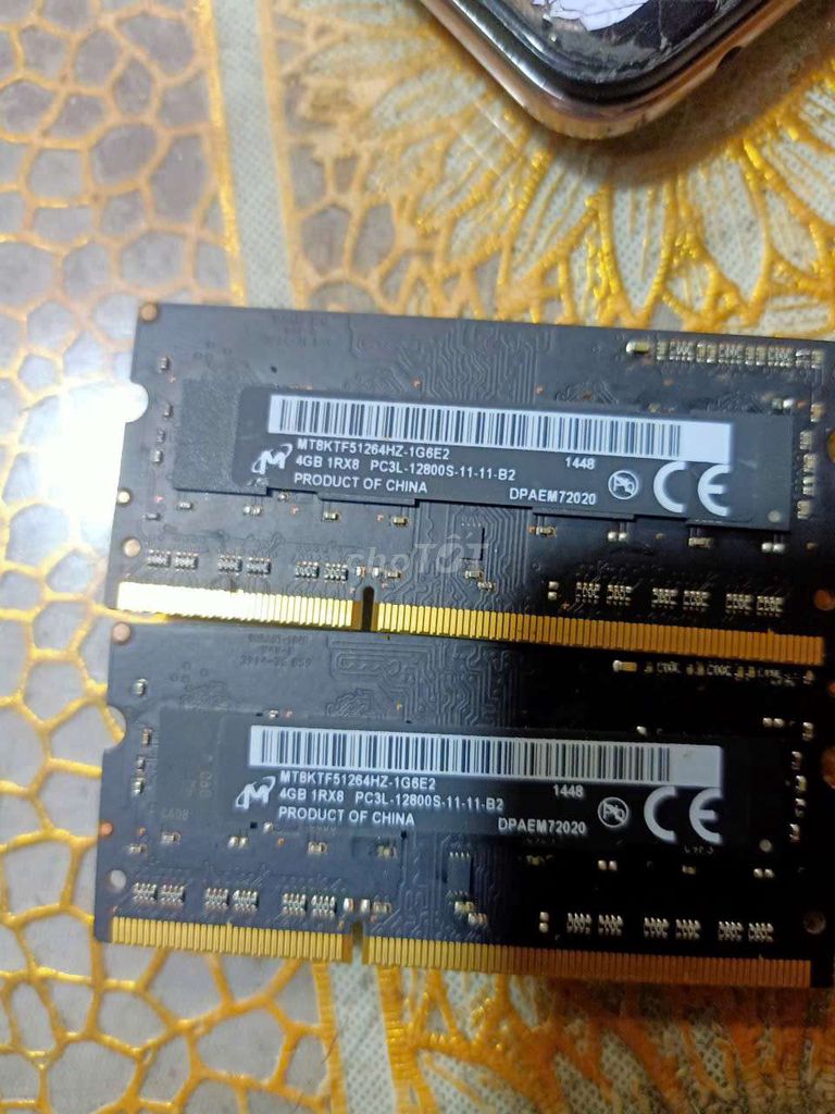 RAM Laptop Micron 4GB DDR3L 1600MHz Mới. Mua bán Linh kiện (RAM, Card...) tại Quận Bình Tân Tp Hồ Chí Minh được đăng bởi Phạm Minh thông  hình 1