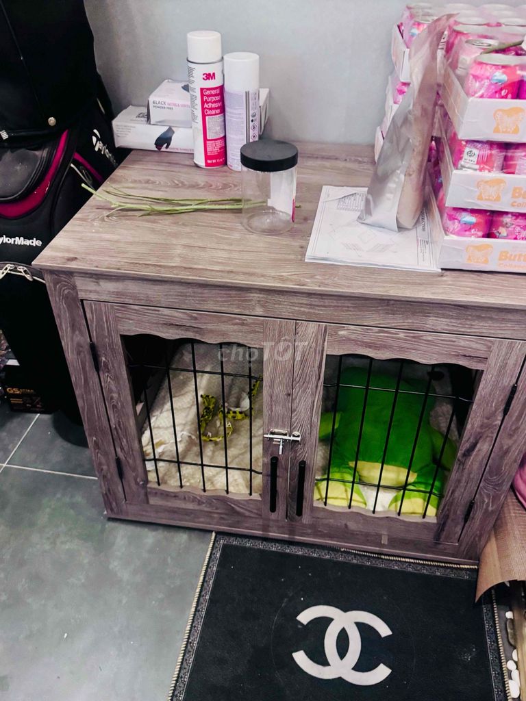 Chuồng thú cưng Gỗ 80x60cm hàng nc ngoài. Mua bán Phụ kiện, Thức ăn, Dịch vụ tại Thành phố Thủ Đức Tp Hồ Chí Minh được đăng bởi tony nguyễn hình 1