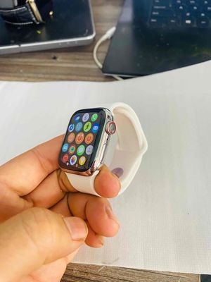 Apple watch  series 9  41 mm bản thép trắng. Mua bán Thiết bị đeo thông minh tại Quận Hồng Bàng Hải Phòng được đăng bởi nguyễn văn tuân