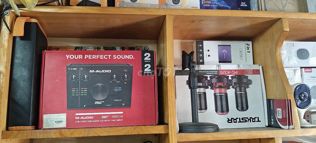 Sound card M-Audio AIR 192/4 Đen. Mua bán Tivi, Âm thanh tại Quận 4 Tp Hồ Chí Minh được đăng bởi BK3E hình 1