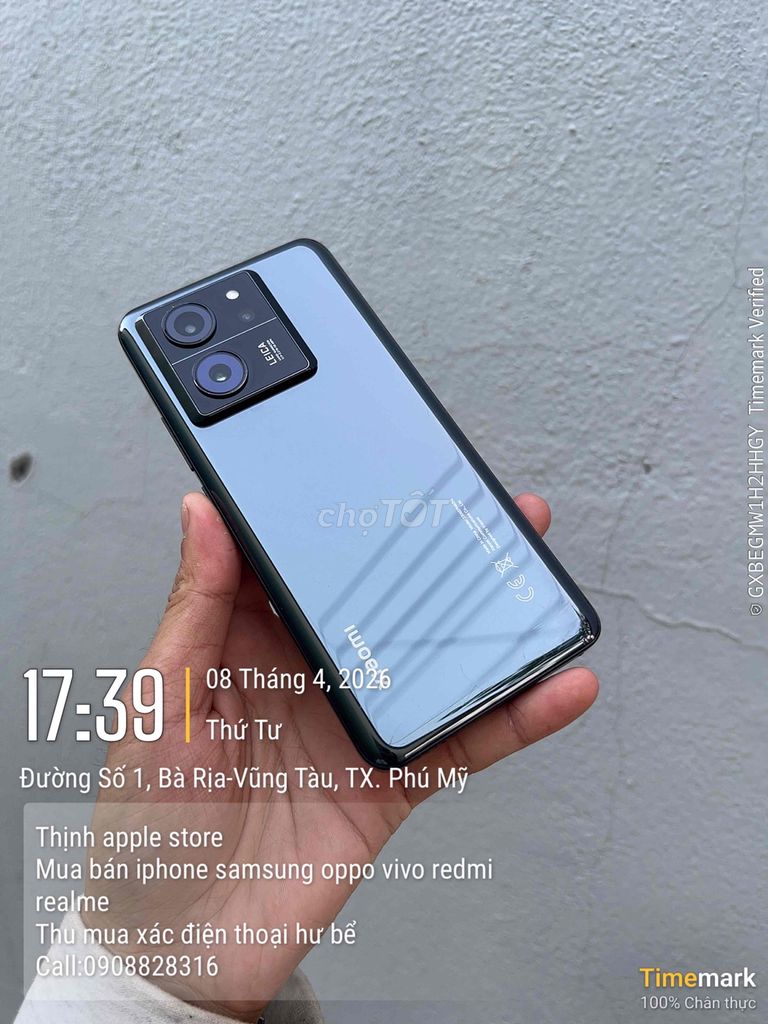 Xiaomi 13T 256GB Đen. Mua bán Điện thoại tại Huyện Châu Đức Bà Rịa - Vũng Tàu được đăng bởi võ văn thịnh hình 1