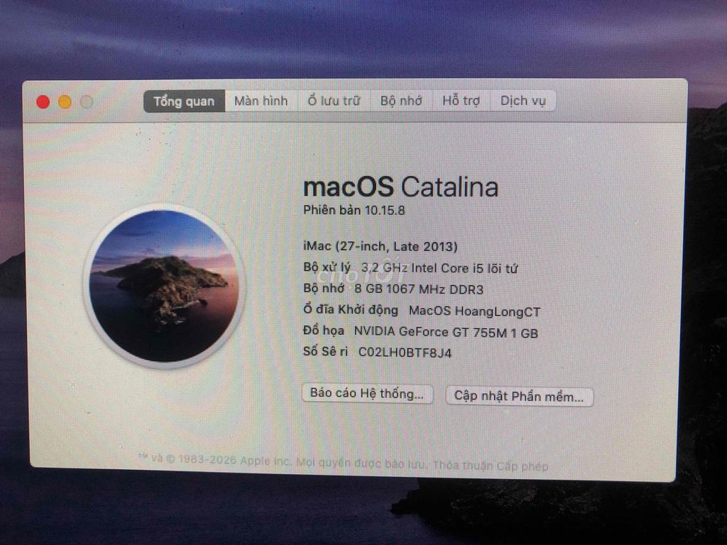 Apple iMac 27-inch i5 27 inch. Mua bán Máy tính để bàn tại Quận Bình Thuỷ Cần Thơ được đăng bởi Long hình 1
