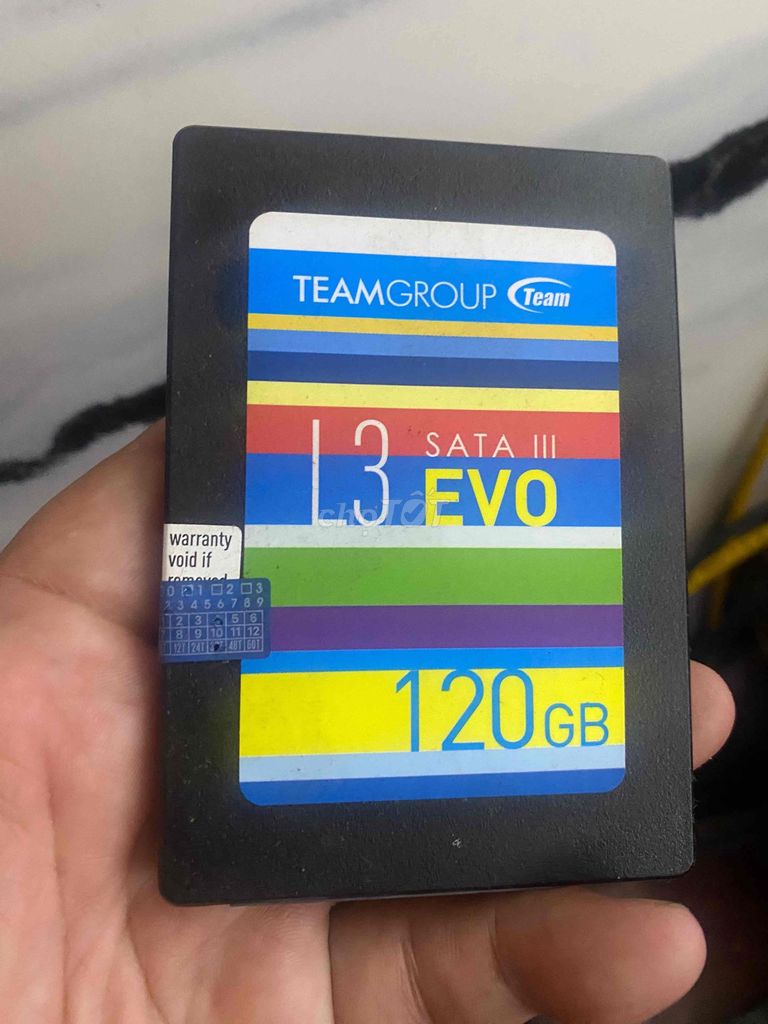 Ổ cứng SSD TEAMGROUP L3 EVO 120GB. Mua bán Linh kiện (RAM, Card...) tại Quận 12 Tp Hồ Chí Minh được đăng bởi Lê Bùi Bằng Tuân hình 1