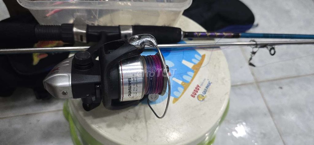Bộ cần câu lure máy đứng Shimano
