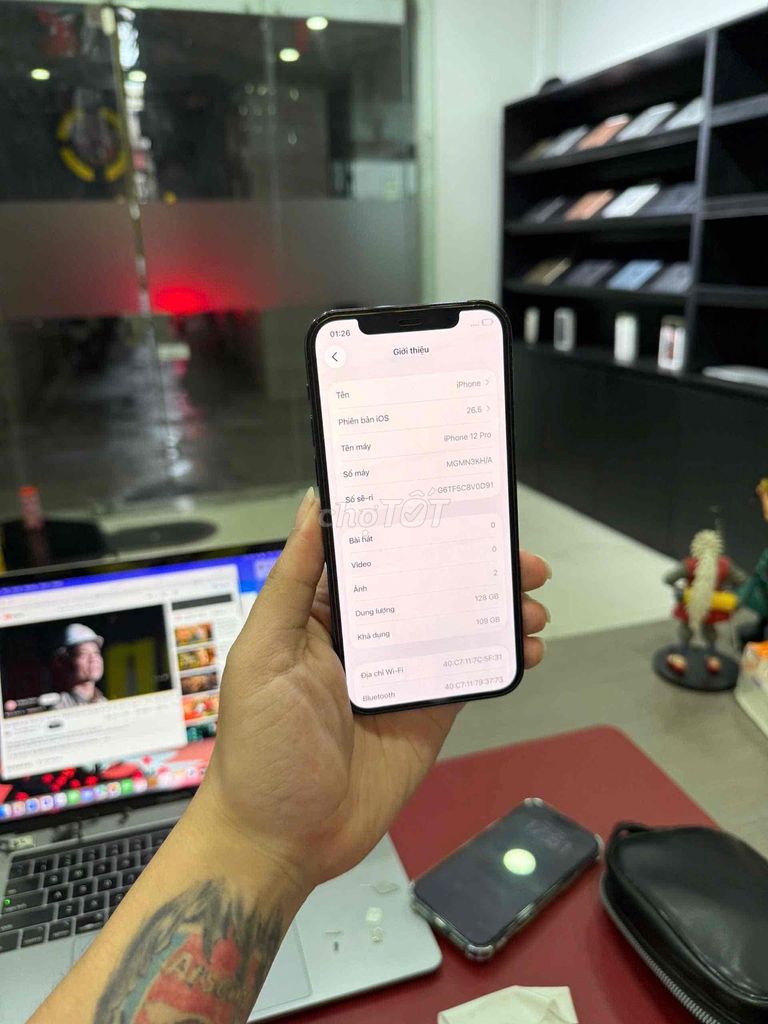 Apple iPhone 12 Pro 128GB Xám Đã sử dụng. Mua bán Điện thoại tại Quận Đống Đa Hà Nội được đăng bởi KT Hà Nội Mobile hình 1