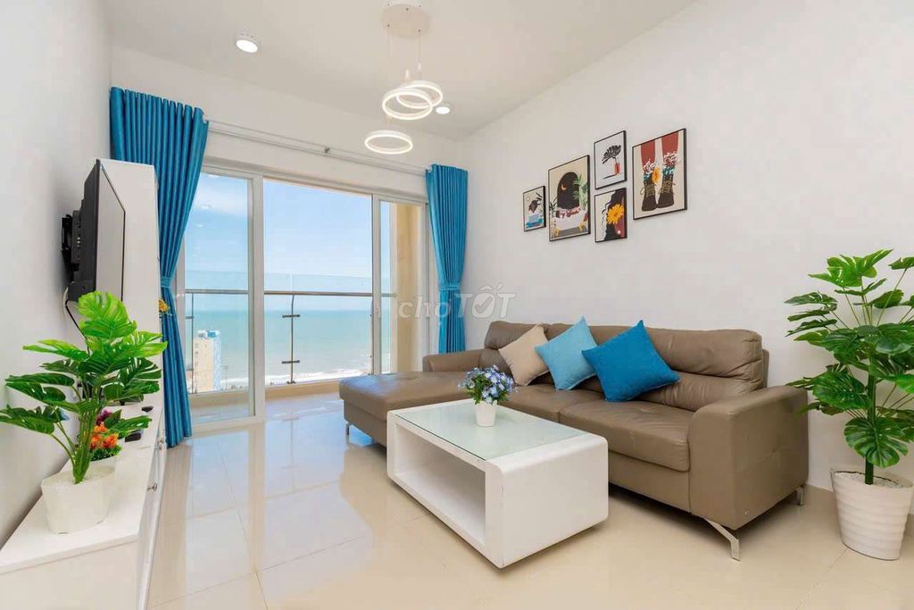 Cho thuê căn hộ Vũng Tàu Gold sea 2PN view trực diện biển full nt đẹp