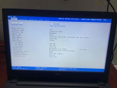 Thanh lý dell 3543 i3-5005u ram 8/ssd 240/ hd 15.6. Mua bán Laptop tại Huyện Đông Anh Hà Nội được đăng bởi NQ Laptop