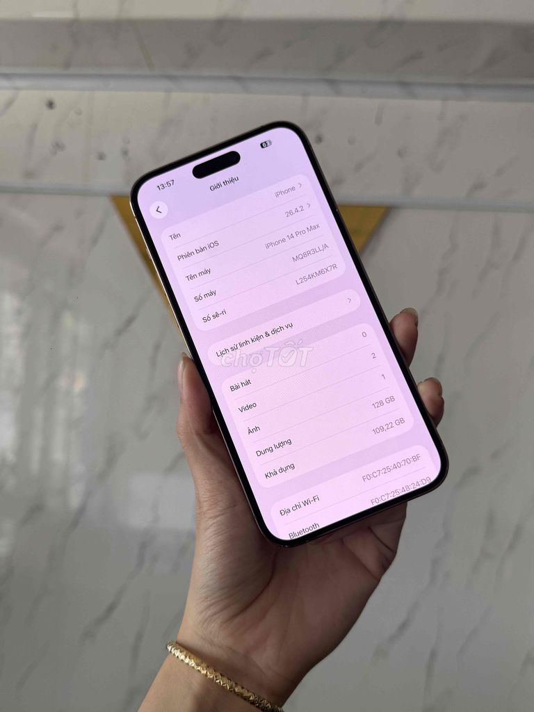 iPhone 14 Pro Max 128GB Vàng. Mua bán Điện thoại tại Thành phố Thủ Dầu Một Bình Dương được đăng bởi Lie Kimm hình 1