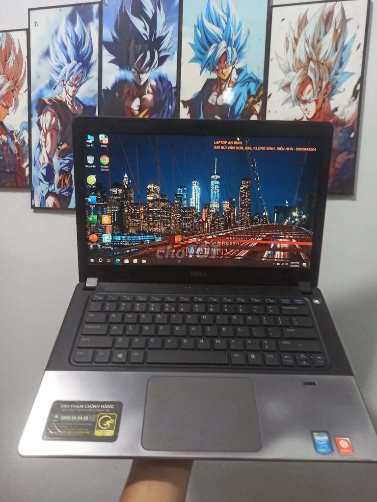 Dell 5480.core i3 gen 4.ram 8g.ssd 128.pin 4h. Mua bán Laptop tại Thành phố Biên Hòa Đồng Nai được đăng bởi Laptop An Bình hình 1